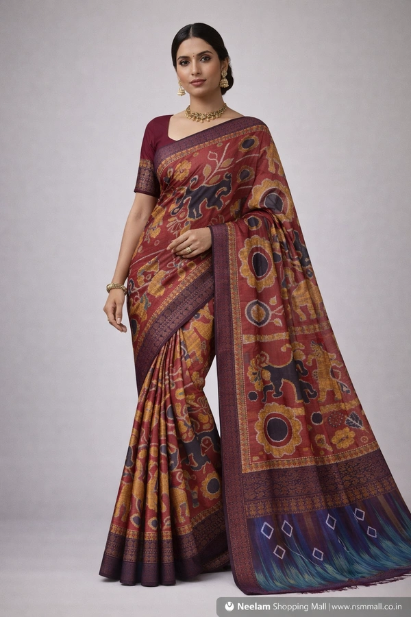 MAGUVA COTTON SAREE-SKU-300001326