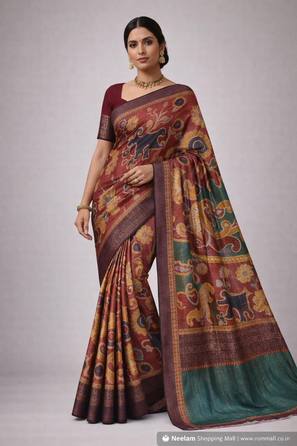 MAGUVA COTTON SAREE-SKU-300001327