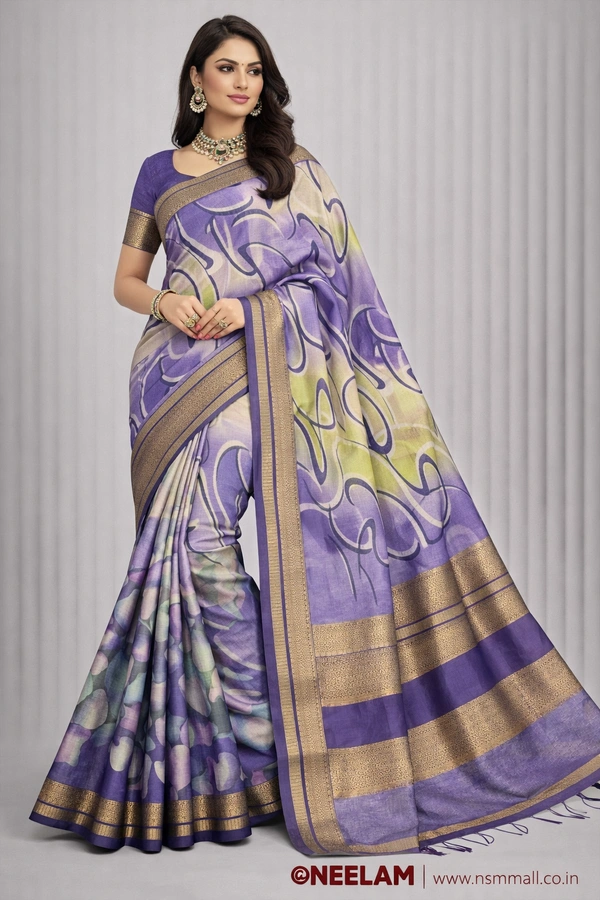LUV KUSH FANCEY SAREE-SKU-300001355