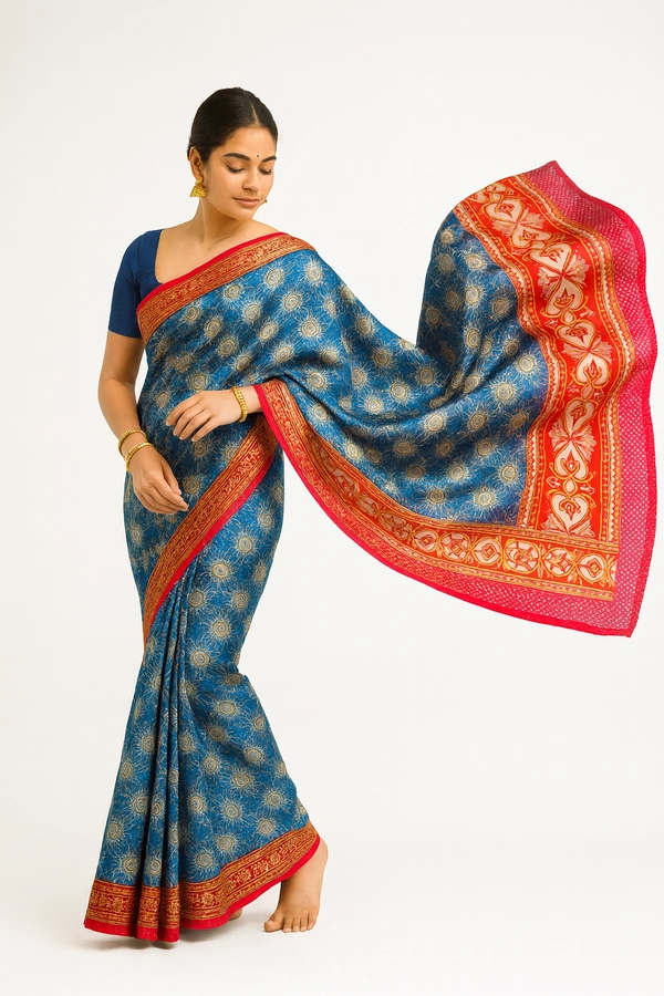 FANCEY SAREE-Sku-300000231