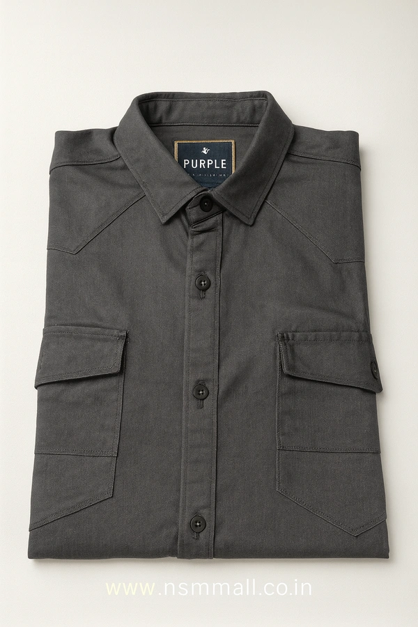 PURPLE SHIRT-SKU-4239 - S