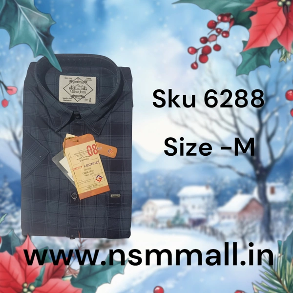 VINTAGE JEANS SHIRT-SKU-6288 - MEDIUM