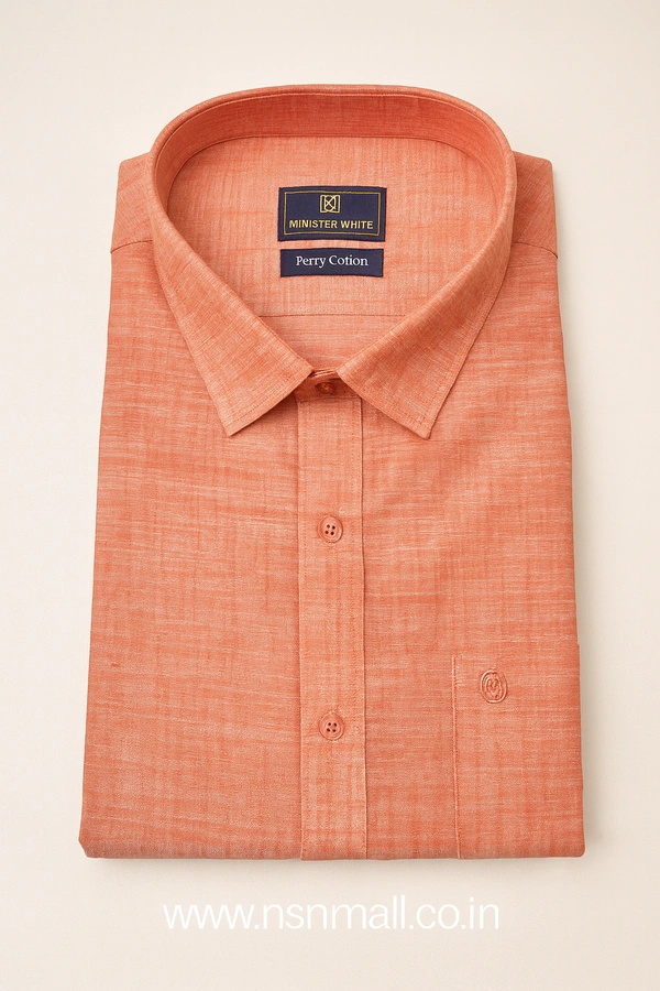 MINISTER WHITE SHIRT-SKU-6328 - 46