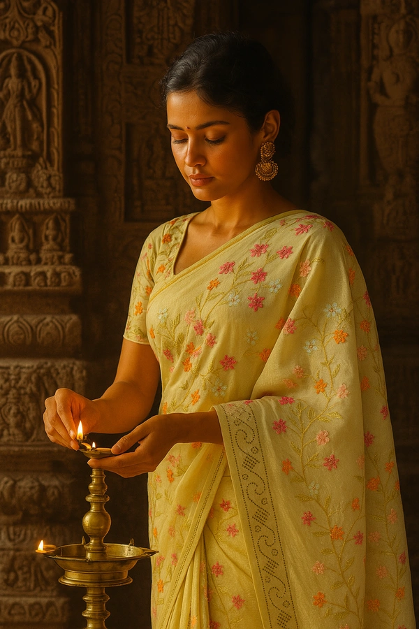 KALP SUTRA FANCEY SAREE-SKU-7088