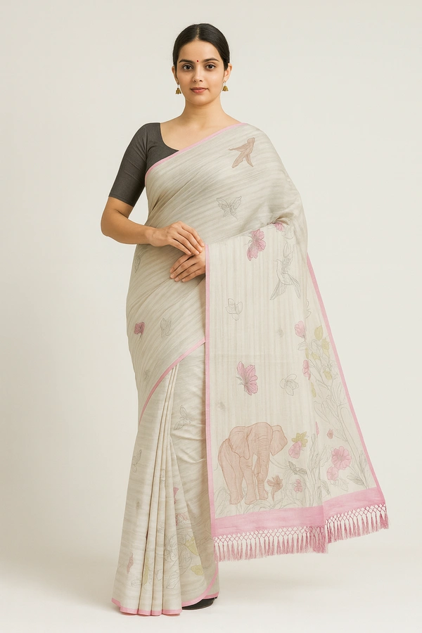 FANCEY SAREE-SKU-300000364