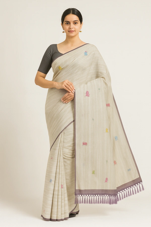 FANCEY SAREE-SKU-300000373