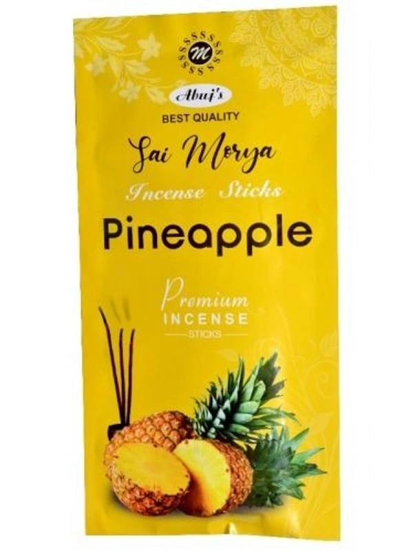 DEVDARSHAN PINEAPPLE PREMIUM INCENSE STICKS - 110GRAMS