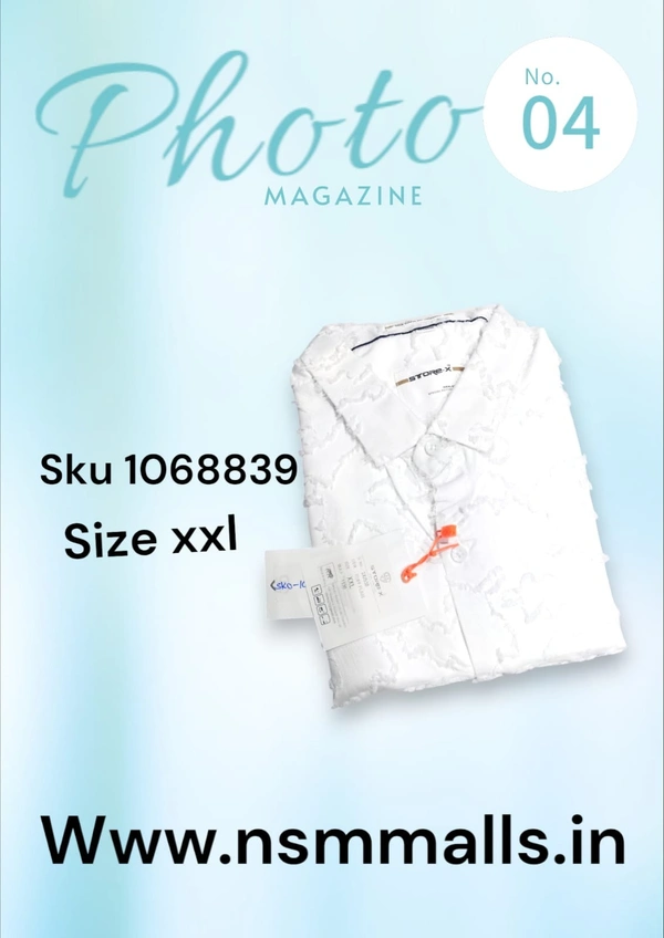 STORE-X SHIRT-SKU-1068839 - XXL, WHITE