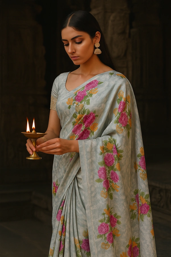 Gsr Lenin Cotton  Saree-sku-200001142