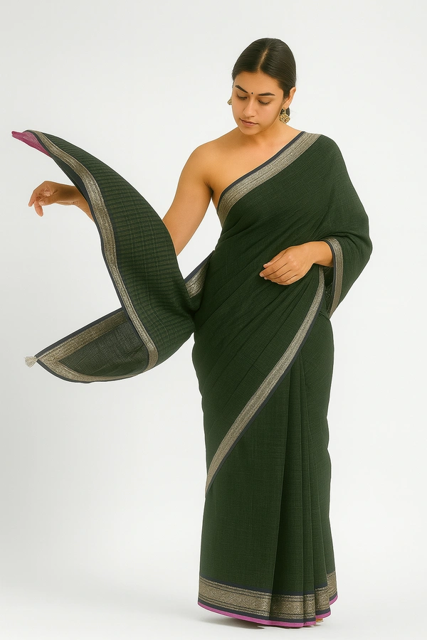 GSR  Cotton Saree -sku-200001232