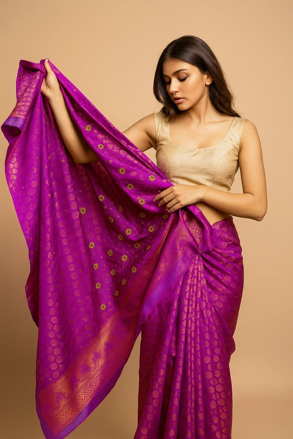 Gsr Fancy Saree -sku-200001248
