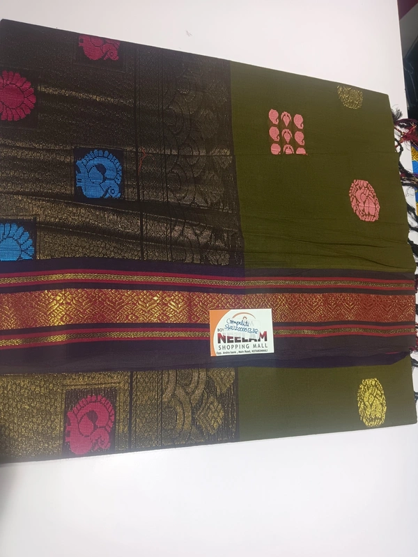 COTTON SAREE-SKU-200001338