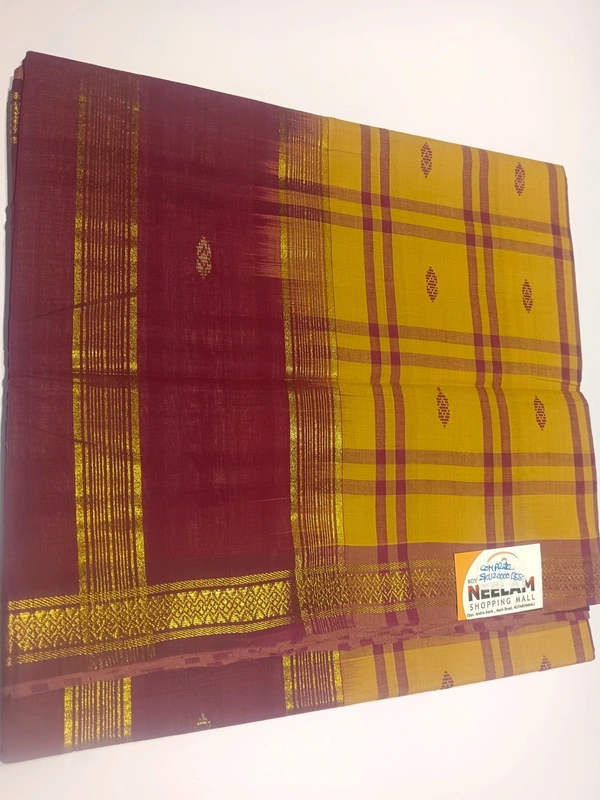 COTTON SAREE-SKU-200001358