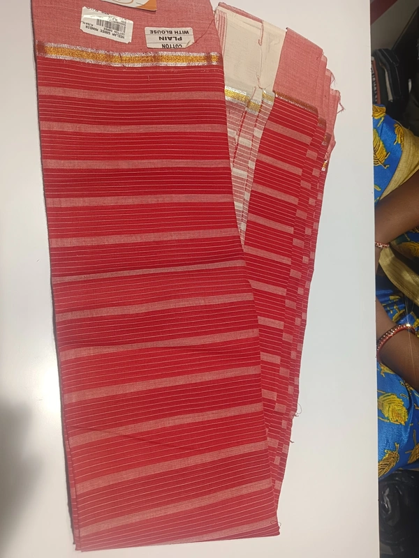 COTTON SAREE-SKU-200001483