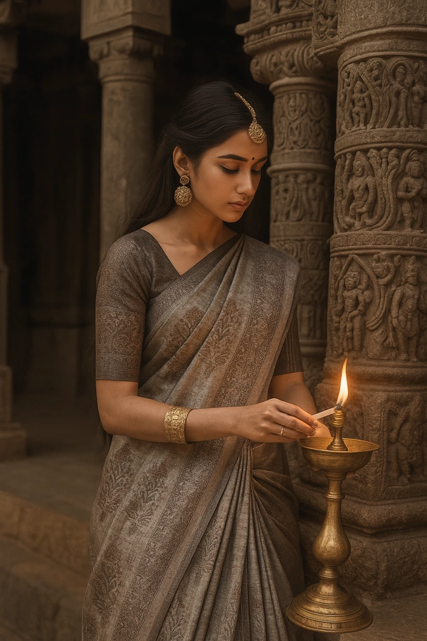 lenin saree-Sku-200001953