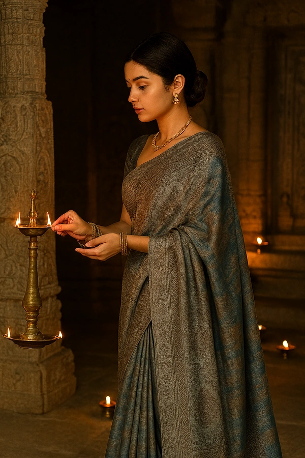 lenin saree-Sku-200001954