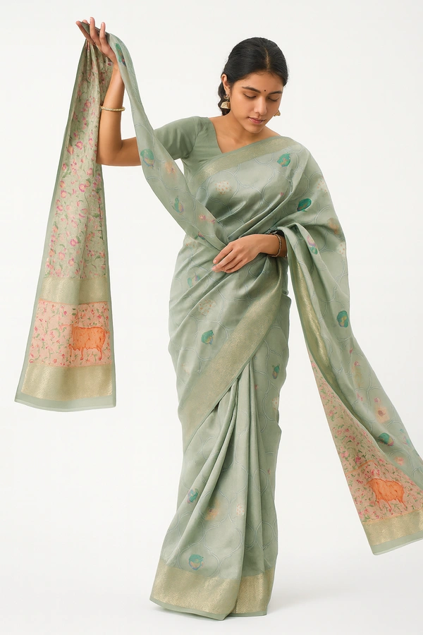 Fencey Saree-sku-200002344