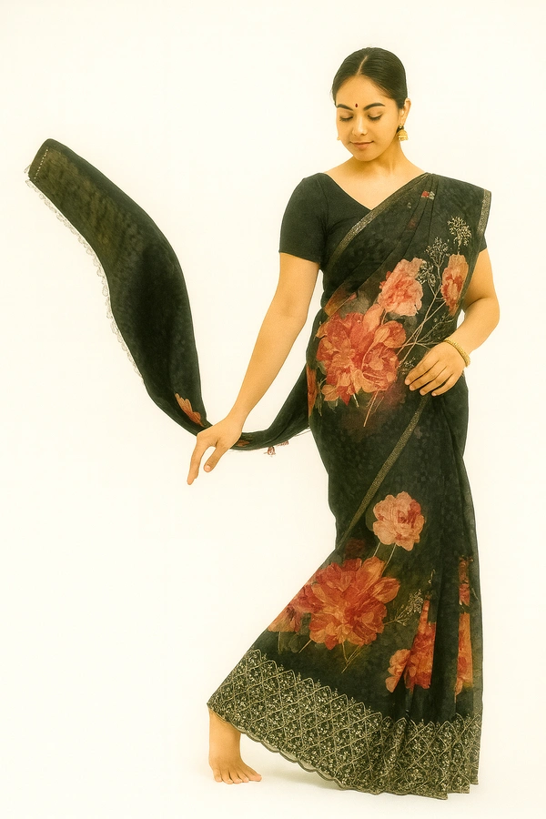 Fancey Saree-sku-200002677