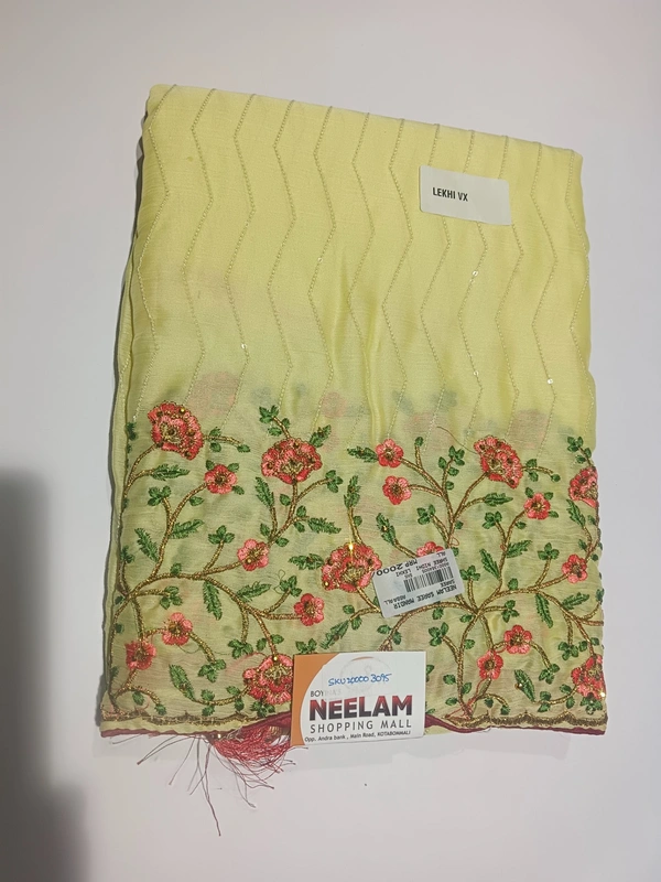 fancey saree-Sku-200003095