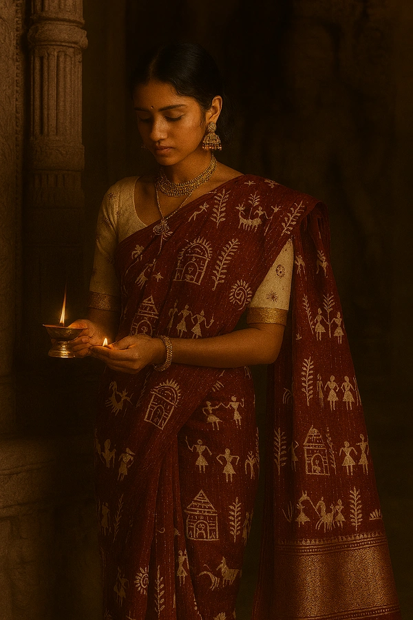 Fancey Saree-sku-200003416