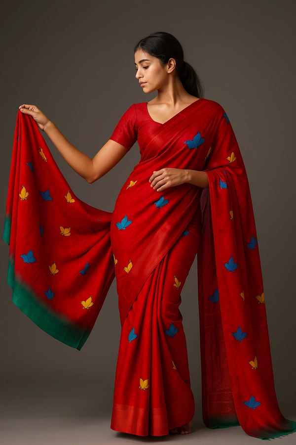 fancey saree-sku-200005120