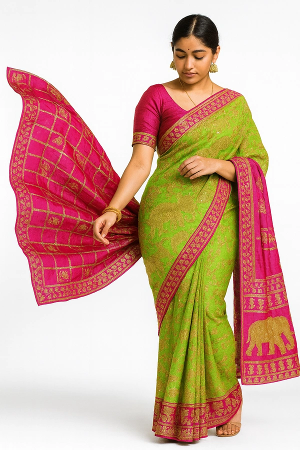 Work Saree-sku-200005710