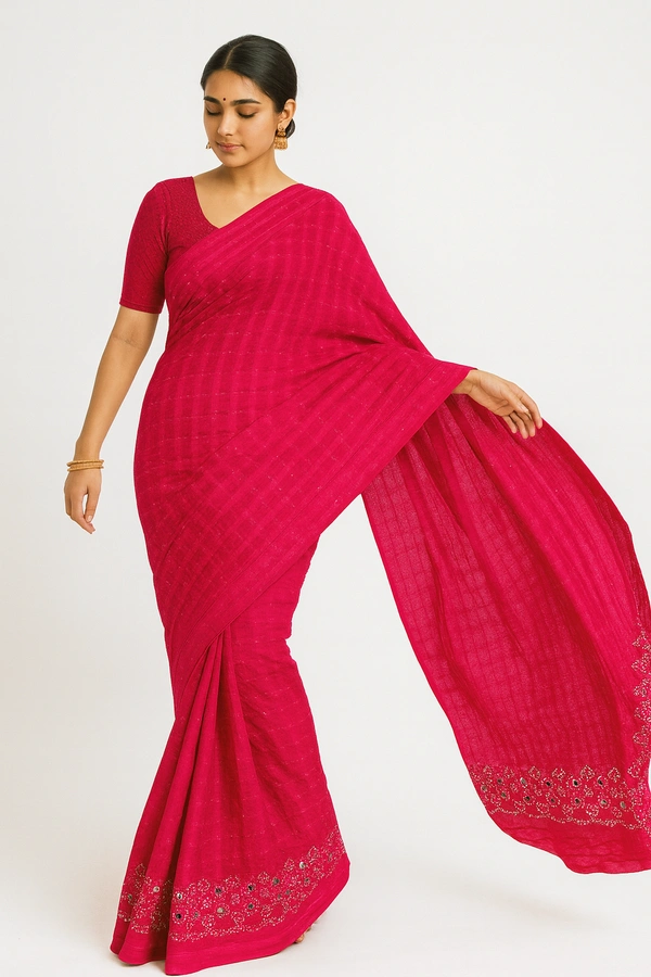 FANCEY SAREE-Sku-300000152