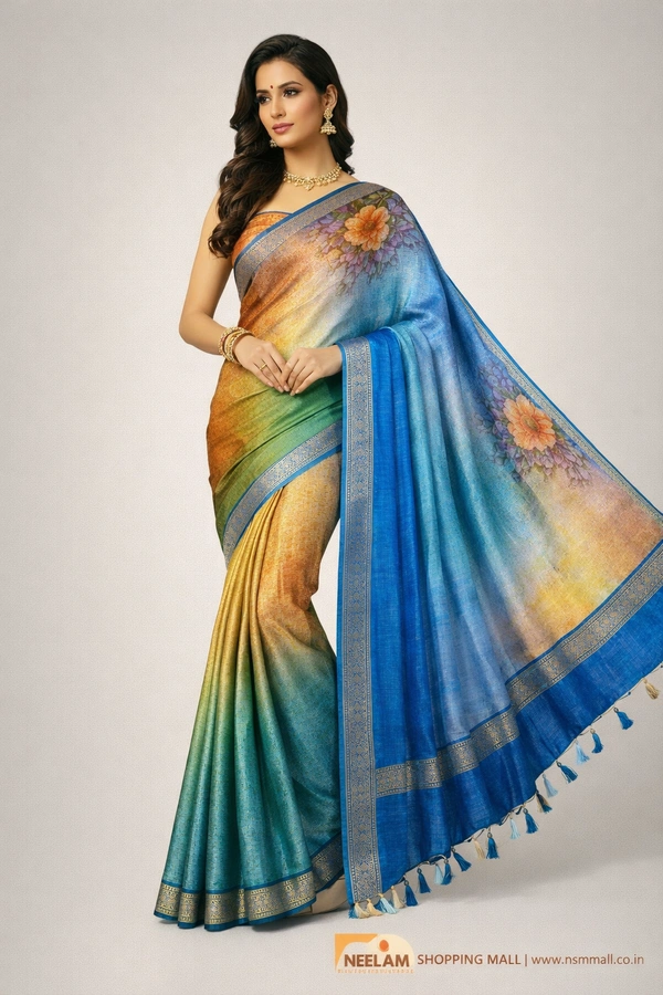 ANAND fancey SAREE-SKU-300001335