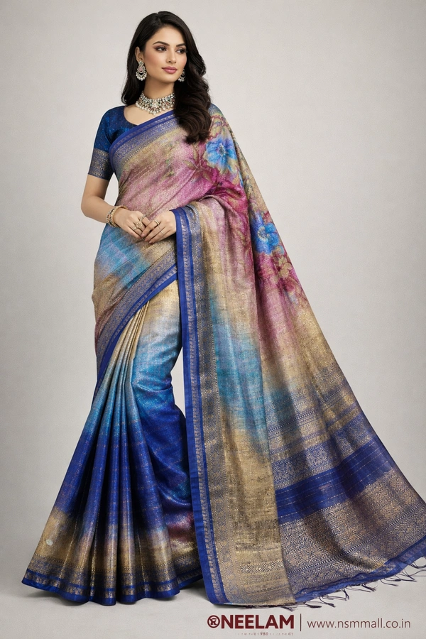 ANAND fancey saree-SKU-300001336
