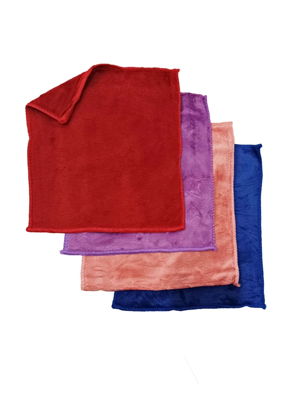 10 in x 10 in Hand Towels 12 Pieces with Assorted Colors - 10*10 cm, 12