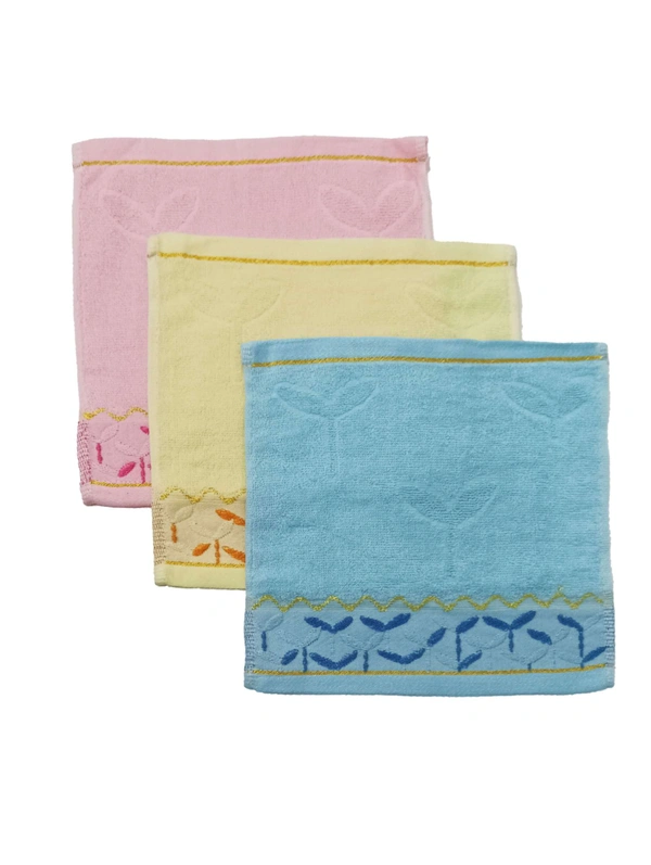 11 in x11 in Hand Towels 12 Pieces with Assorted Colors - 11*11 cm, 12