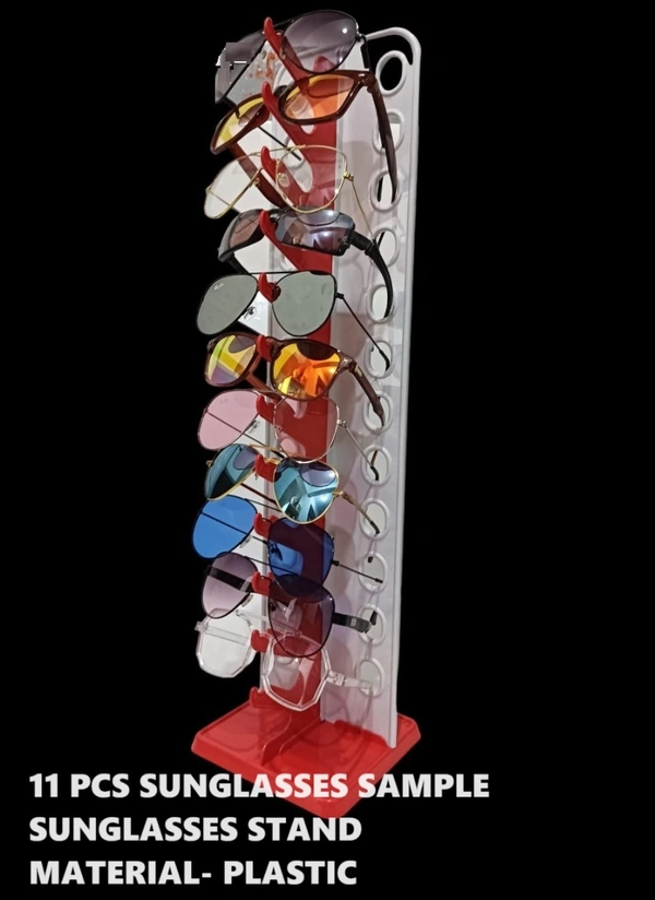 11 Pcs Sunglasses Sample Sunglasses Stand - 1
