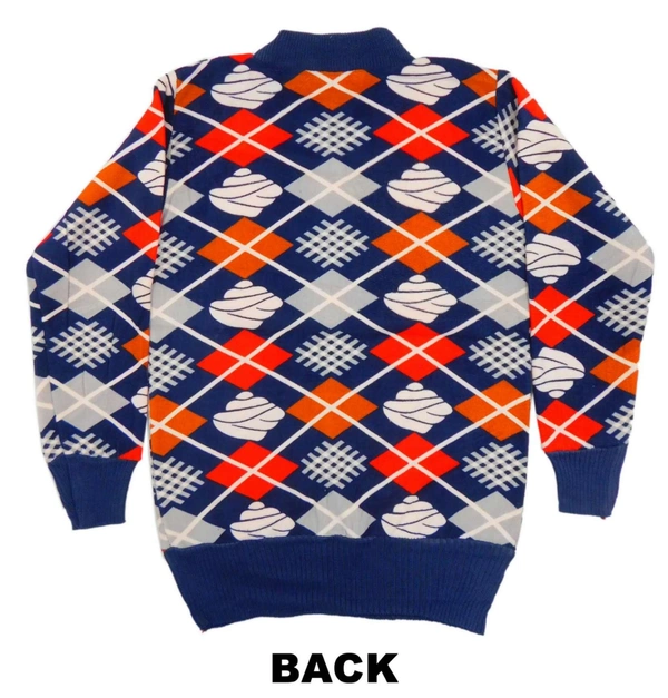 KIDS WINTER WEAR SWEATER MIX COLOR PRINTED SOFT AND COMFORTABLE ROUND NECK AND FULL SLEEVESS SIZE 34 36 - 34,36, SET OF 6 PIECES