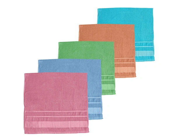 28 in x 58 in Bath Towels 6 Pieces with Assorted Colors - 28*58 cm, 6