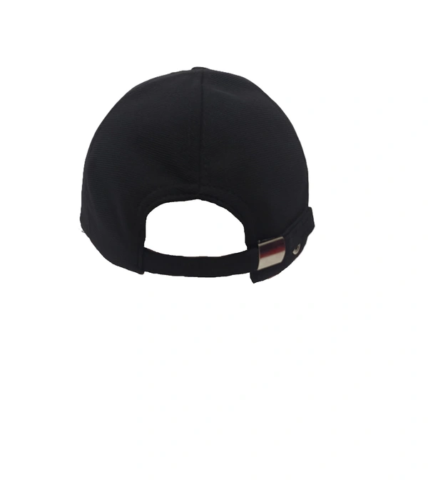 MENS EMBRODARY INDIAN FLAXI FIT MATERIAL CAP COLUR BLACK FITTING STEEL BUCKLE - FREE, 12