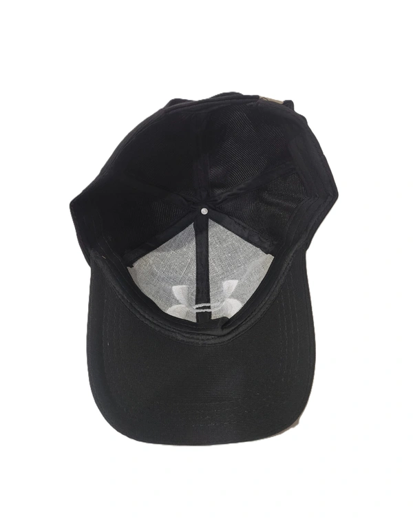 MENS EMBRODARY INDIAN FLAXI FIT MATERIAL CAP COLUR BLACK FITTING STEEL BUCKLE - FREE, 12