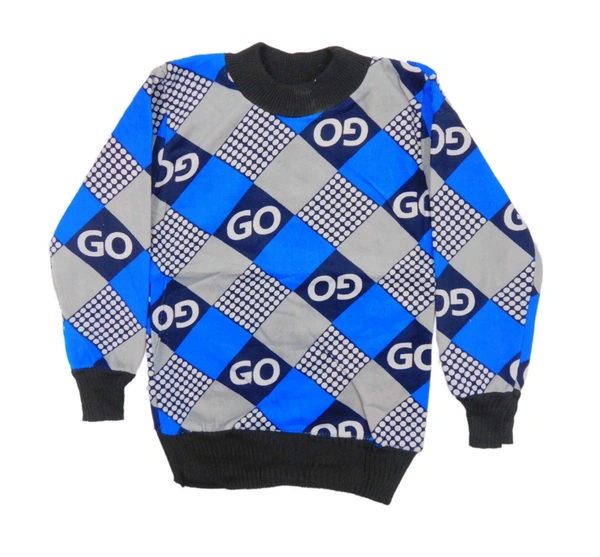 KIDS WINTER WEAR SWEATER MIX COLOR PRINTED SOFT AND COMFORTABLE ROUND NECK AND FULL SLEEVESS SIZE 14  16  18 - 14,16,18, SET OF 6 PIECES