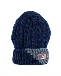 SOFT VELVET MEN HALF BEANIE CAP WITH INSIDE FURR MIX COLOR PACK ONLY  - free, 6