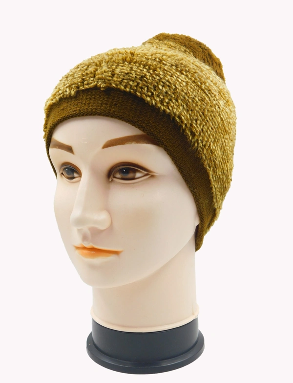 LONG BEANIE CAP WITH INSIDE WOOL FURR MIX COLOR, BEST QUALITY ASSURANCE - free, 6