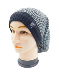 MEN LONG BEANIE CAP WITH INSIDE WOOL FURR MIX COLOR, - free, 6