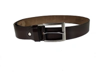 "MEN'S LEATHER BROWN COLOR KANTA BUCKLE BELT  SIZE-(LENGTH-OVER SIZE,WIDTH-35MM" - SIZE-(LENGTH-OVER SIZE,WIDTH-35MM, 6