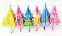 SINGLE FOLD POLYSTER MIX COLOR  CARTOON PRINTED KIDS  UMBRELLA SIZE - 19 INCHES - FREE, 6