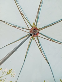 BRAND ORANGE MANUAL OPEN 8 KADI 2 FOLD MIX PRINTED  UMBRELLA (PACK OF 24 PIECES) - FREE, 24