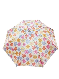 BRAND ORANGE MANUAL OPEN 8 KADI 2 FOLD MIX PRINTED  UMBRELLA (PACK OF 24 PIECES) - FREE, 24