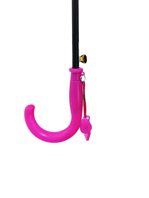 POLYSTER MULTI CARTOON PRINTED MIX COLOR   KIDS UMBRELLA SIZE 19 INCHES  - FREE, 6