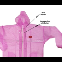 MEN XXL RAINCOAT WITH ASSORTED COLORS  - FREE, 6