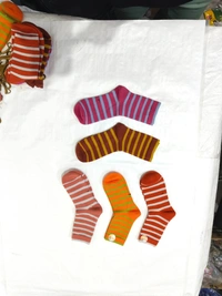 Children's Soft Comfort Long Socks,Mix Color Pack (Pack Of 10Pairs ) Size -L - 10
