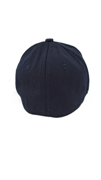 Mens China Imported Embrodary Design Flaxi Fit Material Cap Blue Color-Fitting Elastic - 12