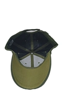 Mens China Imported Flaxi Fit Material Cap Dark Green Color-Steel Buckle  Fitting - 12