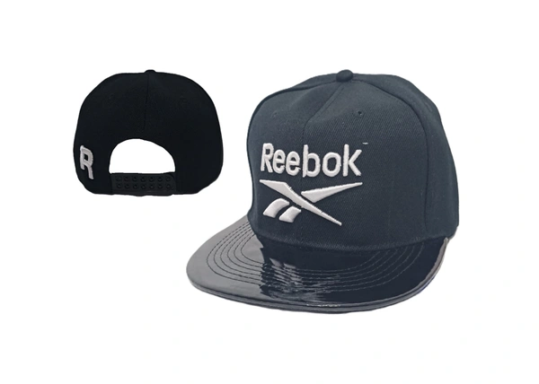 Mens China Imported Embrodary Design Leather Hood Hip-Hop Cap Black Color-Snapback Fitting - 12